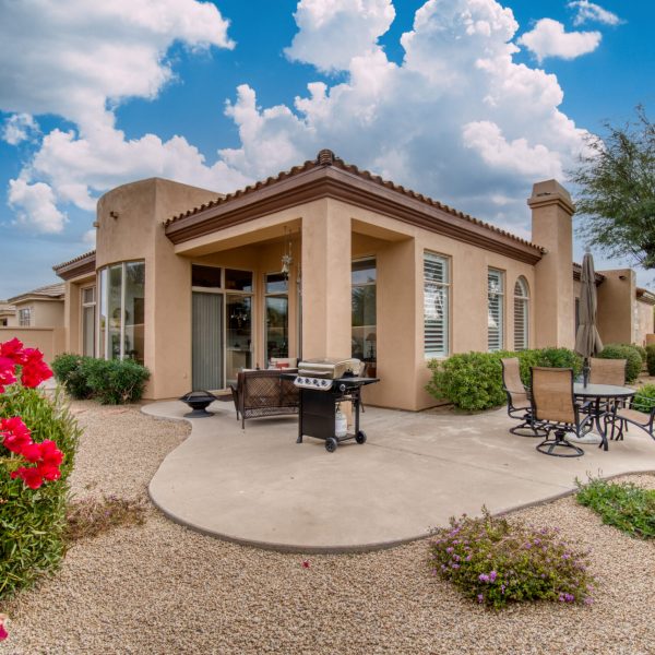 Luxury back patio
