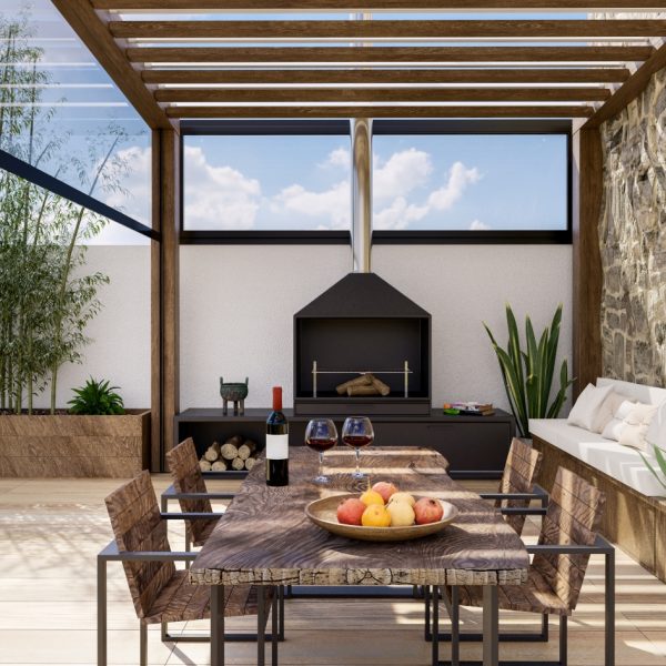 main BBQ zone